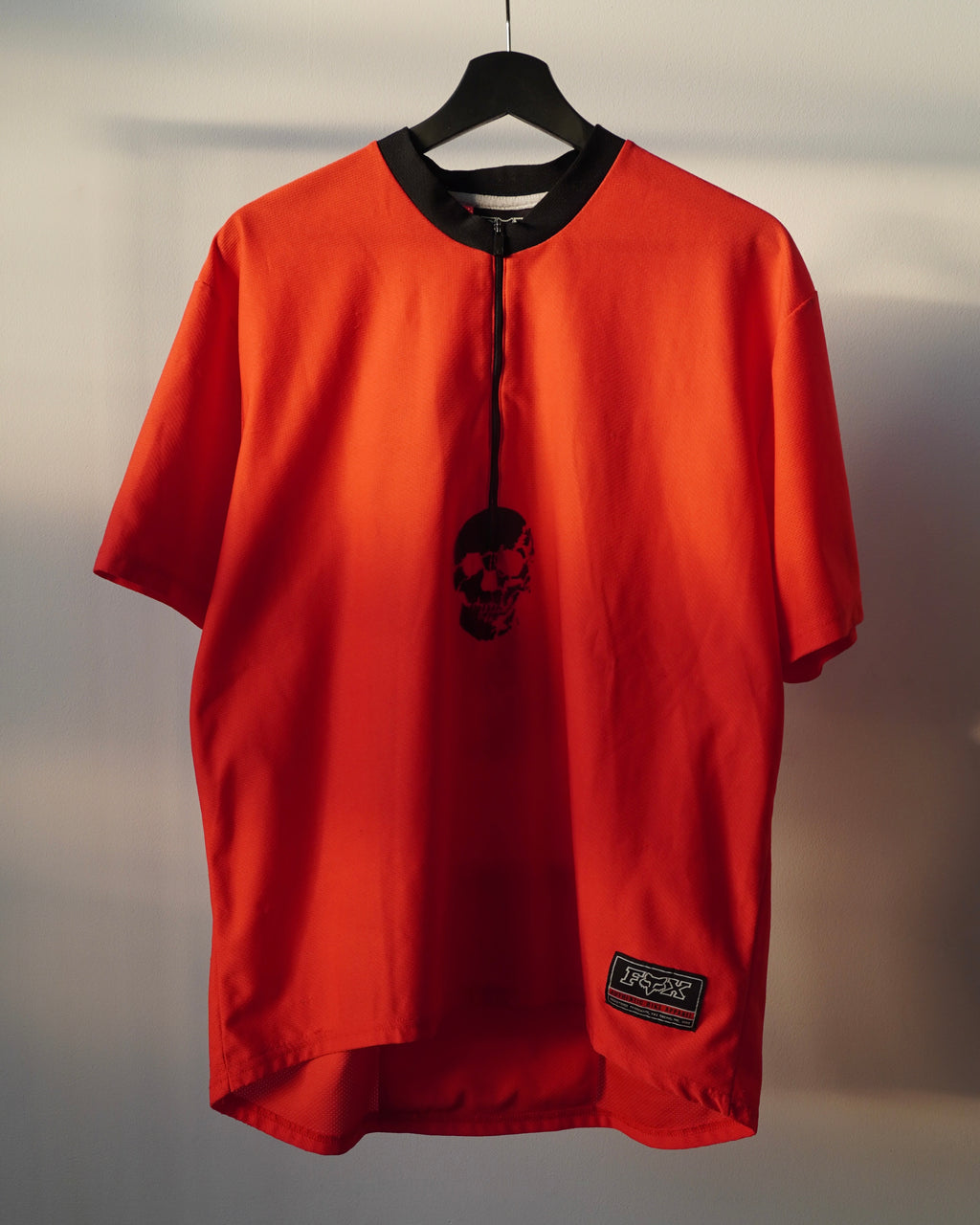 WSL Customized Vintage Red Foxxx Zipper Club Cycling Shirt