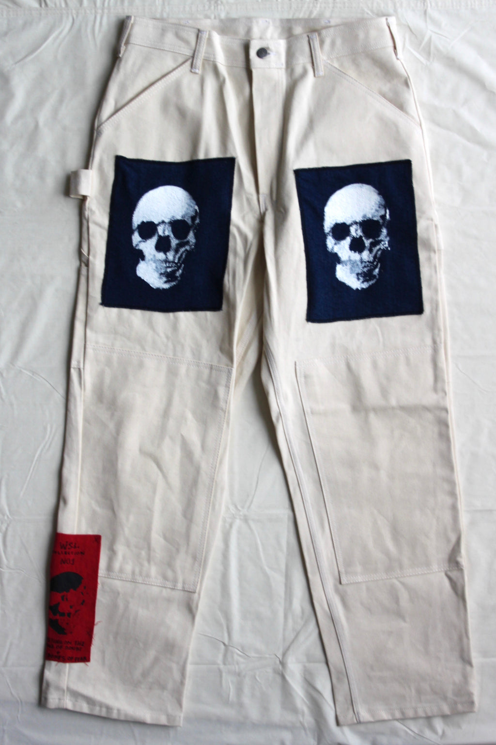 WSL Customized Deadstock Vintage “3 Skull” Work Pants