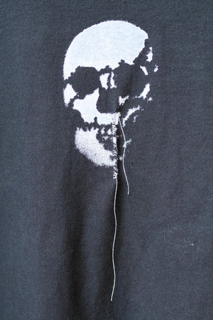 WSL Customized Vintage Reversible "Zipper Club" Reaper Skull T-Shirt